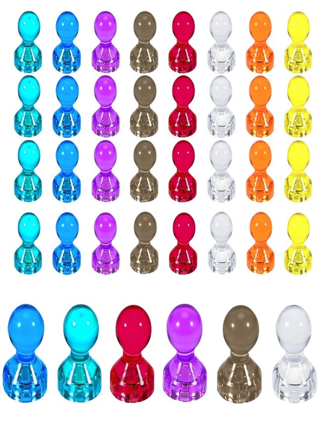 NUDFSY 38 PCS Colorful and Practical Fridge Magnets Set for Whiteboard, Office, School, Kitchen - Stylish Refrigerator Tacks - Image 1